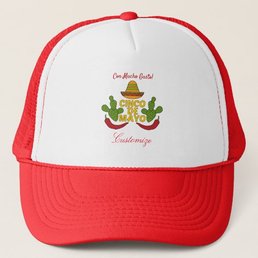 Cinco de Mayo Thunder_Cove Trucker Pet (Voorkant)