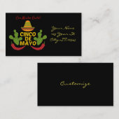 Cinco de Mayo Thunder_Cove Visitekaartje (Voorkant / Achterkant)