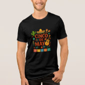 cinco de mayo Tri-Blend shirt (Voorkant)
