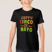 Cinco De Mayo Tri-Blend Shirt (Voorkant)