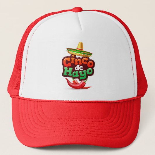 Cinco De Mayo Trucker Hat Pet (Voorkant)