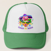 Cinco De Mayo Trucker Hat Trucker Pet (Voorkant)