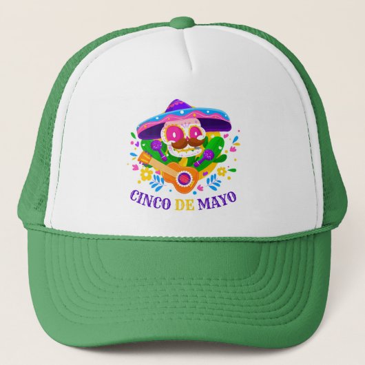 Cinco De Mayo Trucker Hat Trucker Pet (Voorkant)
