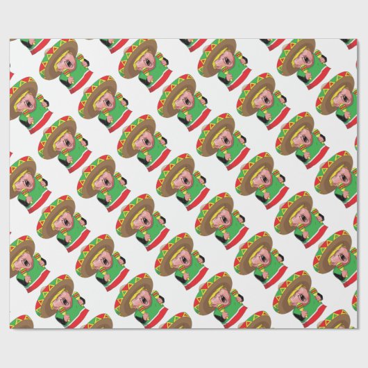 Cinco de Mayo trump Cadeaupapier (Vlak)