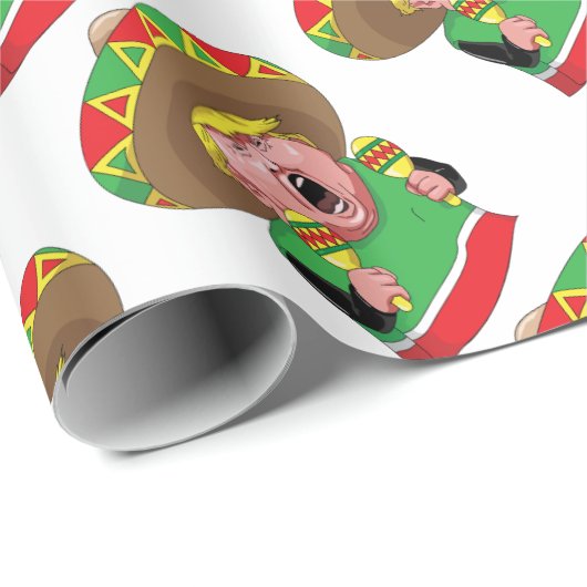 Cinco de Mayo trump Cadeaupapier (Rol Hoek)