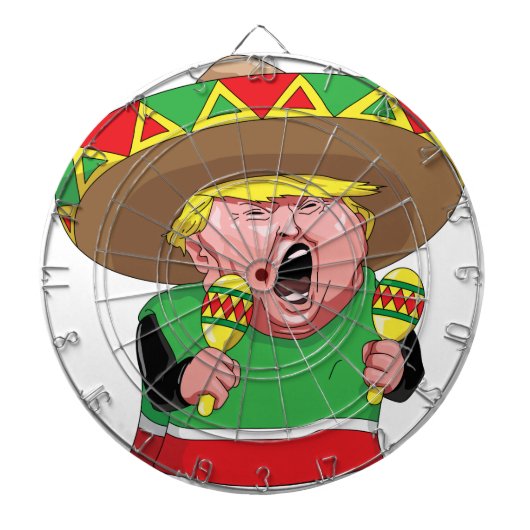 Cinco de Mayo trump Dartbord (Voorkant)