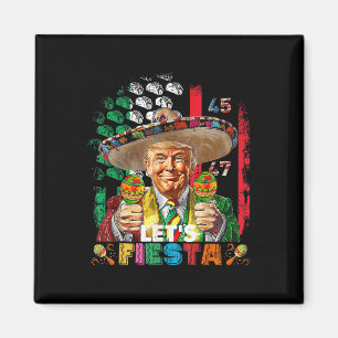 Cinco de Mayo Trump Taco Grappig Mexicaans Trump l Magneet