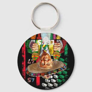 Cinco De Mayo Trump Taco Grappig Mexicaans Trump L Sleutelhanger