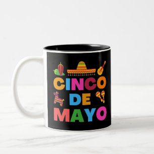 Cinco De Mayo Tweekleurige Koffiemok