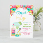 Cinco de Mayo Uitnodiging (Staand voorkant)