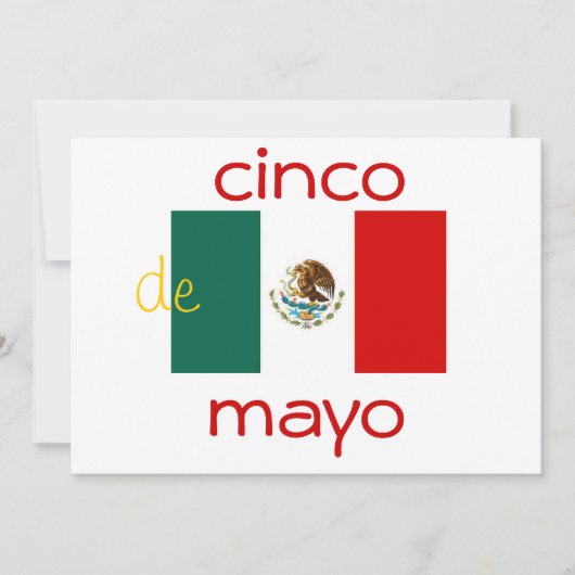 cinco de mayo-uitnodiging kaart (Voorkant)