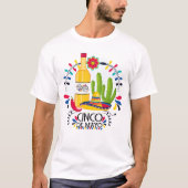 Cinco De Mayo Unisex T-Shirt (Voorkant)