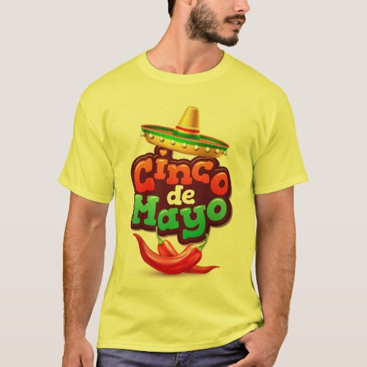 Cinco De Mayo Unisex T-Shirt (Voorkant)