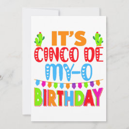 Cinco de Mayo verjaardag grappige woordspeling Kaart