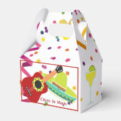 Cinco de Mayo Viering Favoriet Box Bedankdoosjes (Achterkant)