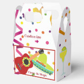Cinco de Mayo Viering Favoriet Box Bedankdoosjes (Geopend)