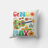 Cinco De Mayo Viering Mexicaans thema Kussen (Achterkant)
