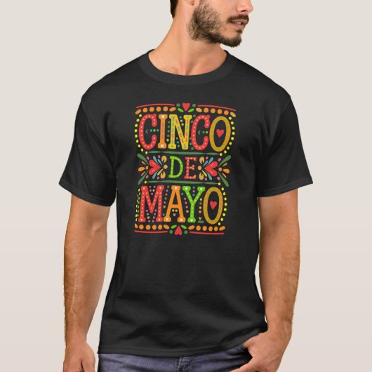 Cinco De Mayo viering T-shirt (Voorkant)