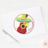 Cinco de Mayo-vieringssticker Ronde Sticker (Envelop)