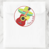 Cinco de Mayo-vieringssticker Ronde Sticker (Tas)