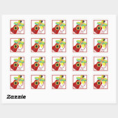 Cinco de Mayo-vieringssticker Vierkante Sticker (Vel)