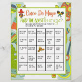Cinco de Mayo Vind het gast bingogame Briefhoofd (Voorkant)