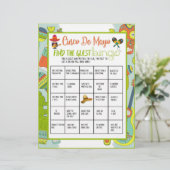 Cinco de Mayo Vind het gast bingogame Briefhoofd (Staand voorkant)