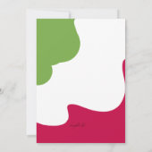 Cinco de Mayo Vlag Uitnodiging (Achterkant)