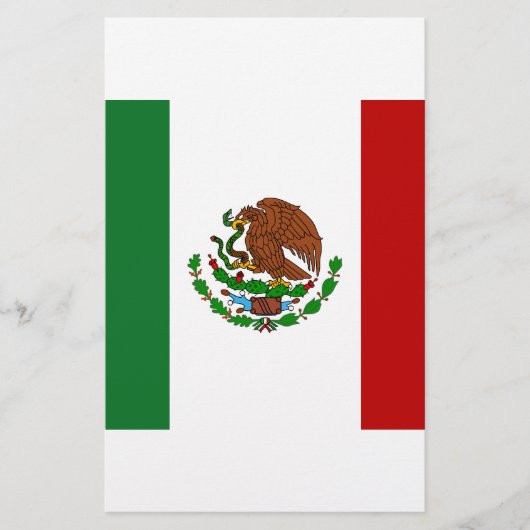 Cinco de Mayo Vlag van Mexico Briefpapier (Voorkant)