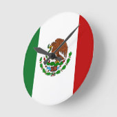 Cinco de Mayo Vlag van Mexico Ronde Klok (Hoek)