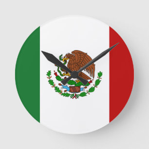 Cinco de Mayo Vlag van Mexico Ronde Klok