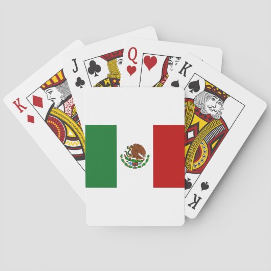 Cinco de Mayo Vlag van Mexico Speelkaarten (Achterkant)