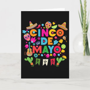 Cinco De Mayo voor mannen vrouwen kinderen Mexicaa Kaart
