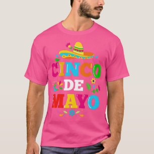 Cinco de Mayo voor Mexicaanse fiesta kostuum met s T-shirt