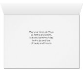 Cinco de Mayo voor Nephew, kleurrijk mozaïekontwer (Binenzijde Horizontaal (Onderkant))