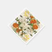 Cinco De Mayo-Waterverf floral Servet (Hoek)