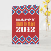 Cinco de Mayo Wenskaart Kaart (Gele Bloem)