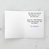 Cinco de Mayo Wenskaart Mexicaans & Maracas Kaart (Binnen)