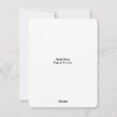 Cinco de Mayo wenskaarten, originele kunst Feestdagenkaart (Achterkant)