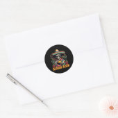 Cinco de Mayo Western Ufo Funn Ronde Sticker (Envelop)