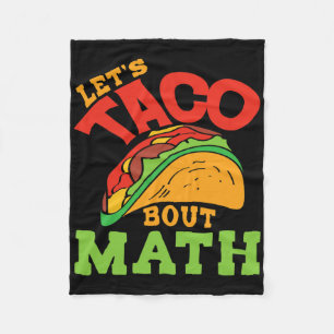 Cinco De Mayo Wiskundeclub T-shirt Laten we taco's Fleece Deken