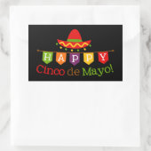 Cinco De Mayo woordart Fiesta party sticker (Tas)