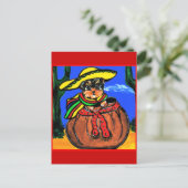 Cinco de Mayo Yorkie Poo Briefkaart (Staand voorkant)