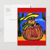 Cinco de Mayo Yorkie Poo Briefkaart (Voorkant / Achterkant)
