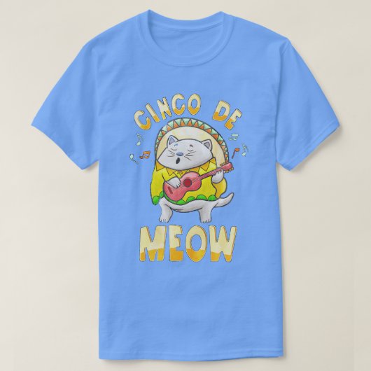 Cinco De Meow (2) T-shirt (Design voorkant)