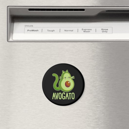 Cinco De Meow Avogato Cat Avocado Magneet (Insitu (Vaatwasser))