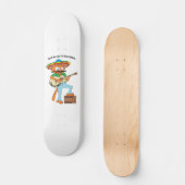 "Cinco de Meow" Cartoon Mustache Cat Persoonlijk Skateboard (Voorkant)