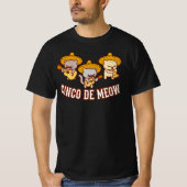 Cinco de Meow Cat T-Shirt (Voorkant)