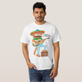 "Cinco de Meow" Cinco de Mayo Mexicaanse Cartoon K T-shirt (Voorkant volledig)