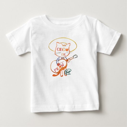 Cinco de Meow Cinco de Mayo T-shirt (Voorkant)